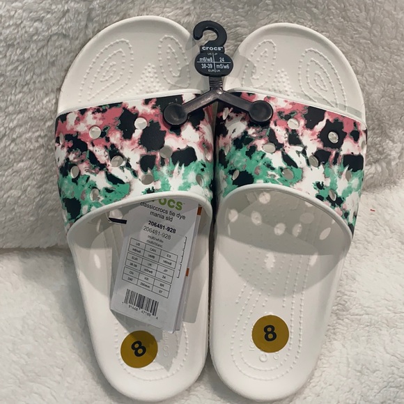 crocs tie dye mania slide